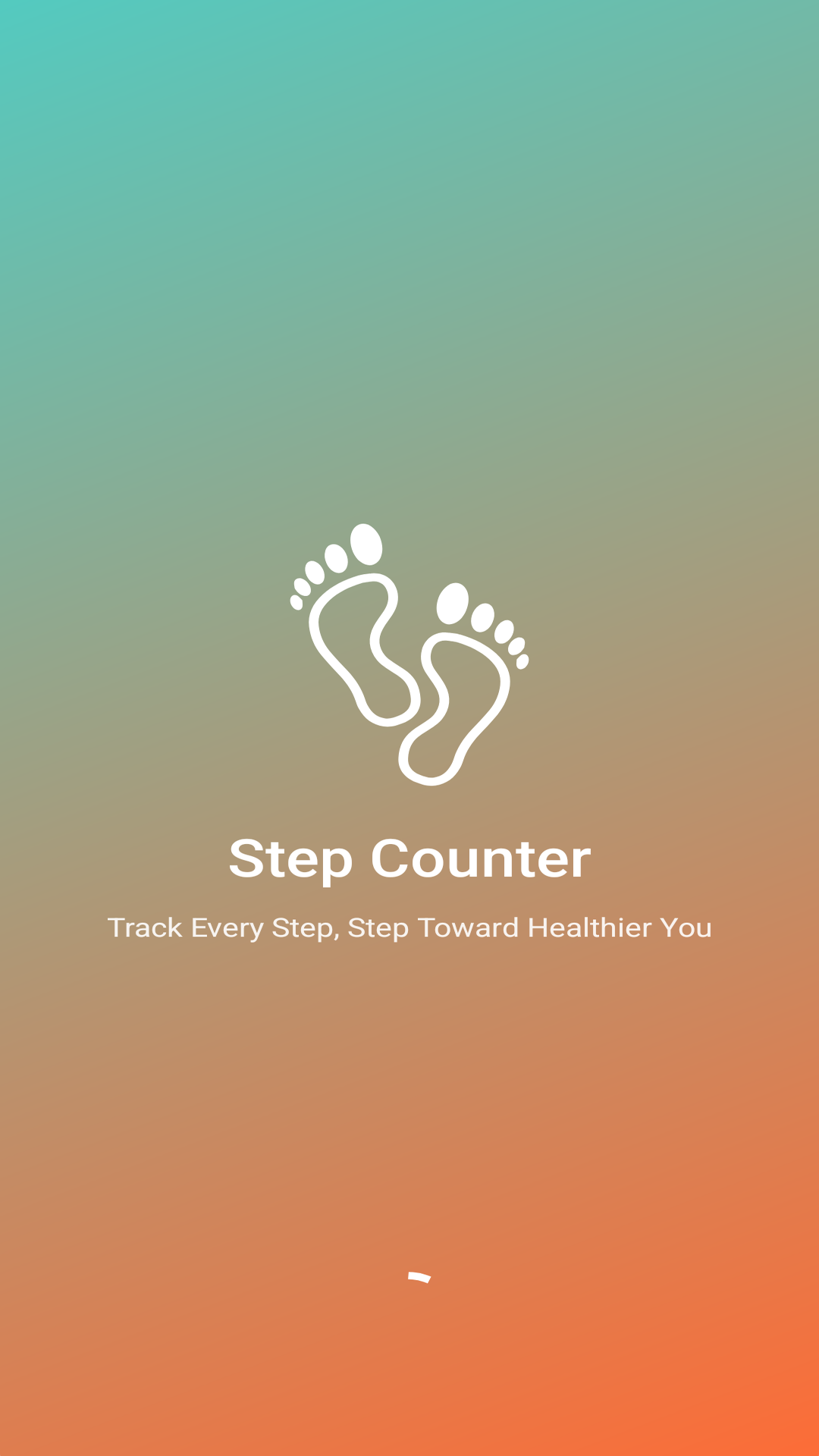 Step Counter dashboard